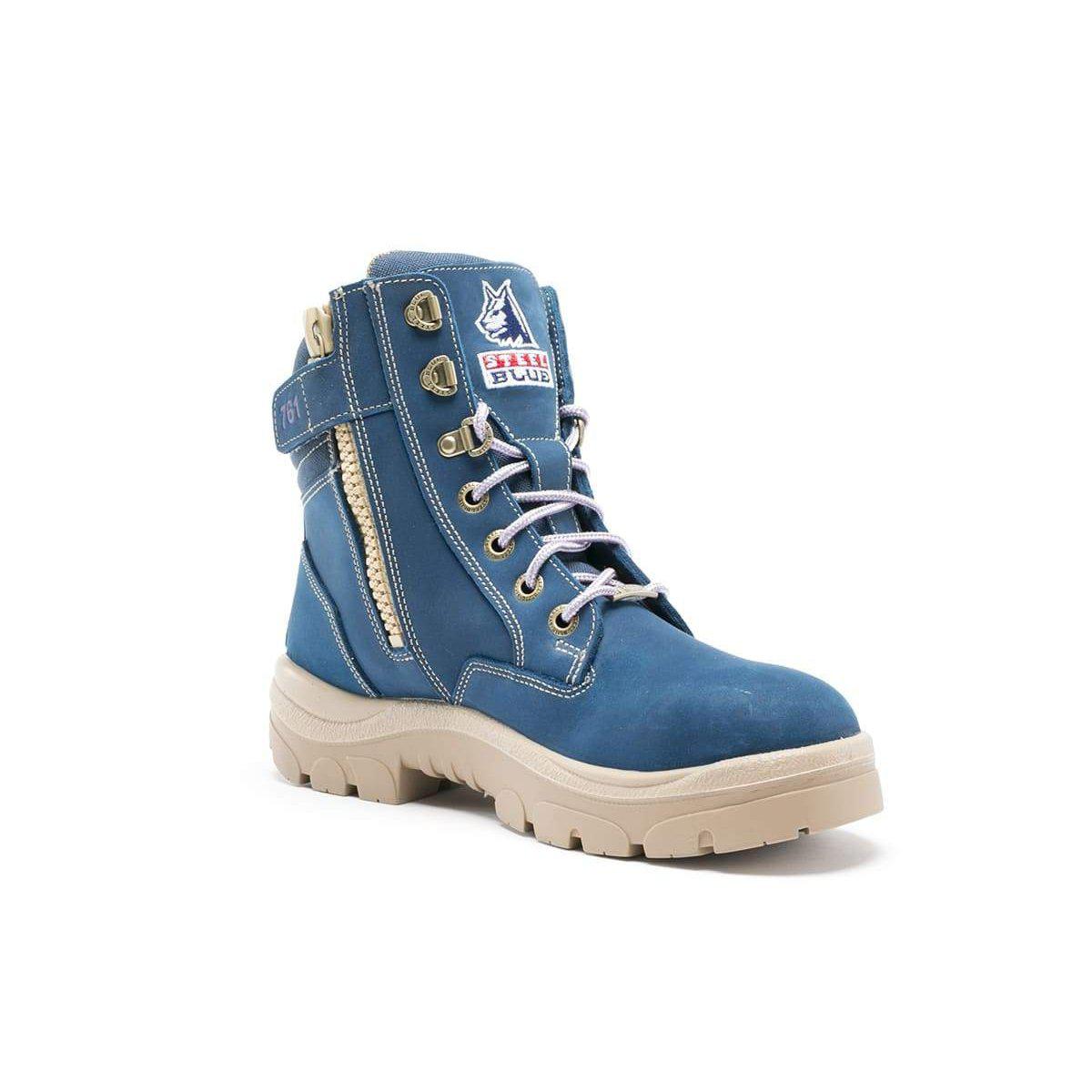 Buy Steel Blue Womens Southern Cross Zip Sided TPU Vegan and Charity Boot 512761 Online Queensland Workwear Supplies