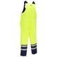 BISLEY Taped Hi Vis Freezer Bib & Brace Coverall - BAB6452T