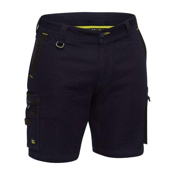 BISLEY UNI BW SRT FLX & MOVE ZIP CARGO SHORTS - BSHC1335-Queensland Workwear Supplies