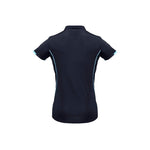 BIZ Ladies Razor Polo Short Sleeve - P405LS-Queensland Workwear Supplies