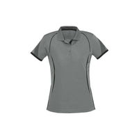 BIZ Ladies Razor Polo Short Sleeve - P405LS-Queensland Workwear Supplies