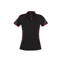 BIZ Ladies Razor Polo Short Sleeve - P405LS-Queensland Workwear Supplies