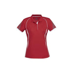 BIZ Ladies Razor Polo Short Sleeve - P405LS-Queensland Workwear Supplies