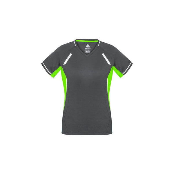 BIZ Ladies Renegade Tee - T701LS-Queensland Workwear Supplies