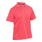 Bisley Cool Mesh Short Sleeve Polo With Reflective Piping - BK1425-Queensland Workwear Supplies