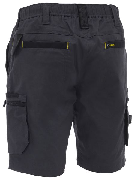 Bisley Flx & Move Elastic Waist Cargo Short - BSHC1338-Queensland Workwear Supplies