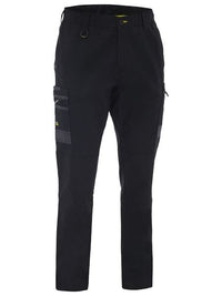 Bisley Flx & Move Stretch Canvas Elastic Waist Cargo Pants - BPC6338-Queensland Workwear Supplies