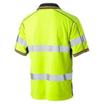 Bisley Taped HiVis Mens Mesh Polyester Polo - BK1219T-Queensland Workwear Supplies