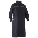 Bisley Unisex Long Rain Coat - BJ6962-Queensland Workwear Supplies