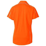 Bisley Womens Cool Mesh Polo With Reflective Piping - BKL1425-Queensland Workwear Supplies