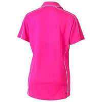 Bisley Womens Cool Mesh Polo With Reflective Piping - BKL1425-Queensland Workwear Supplies