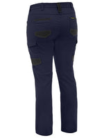 Bisley Womens Flx & Move Stretch Canvas Elastic Waist Cargo Pants - BPCL6338-Queensland Workwear Supplies