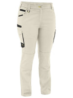 Bisley Womens Flx & Move Stretch Canvas Elastic Waist Cargo Pants - BPCL6338-Queensland Workwear Supplies