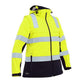 Bisley Women's Taped Two Tone Hi Vis 3-in-1 Soft Shell Jacket - BJL6078T