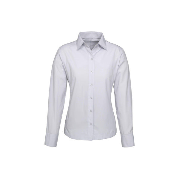 Biz Collection Ladies Ambassador Long Sleeve Shirt - S29520-Queensland Workwear Supplies