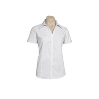 Biz Collection Ladies Metro Short Sleeve Shirt - LB7301-Queensland Workwear Supplies