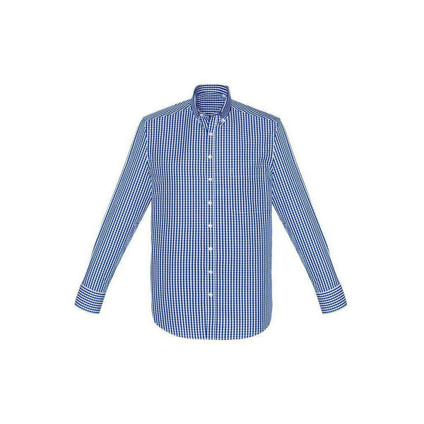 Biz Corporates Mens Springfield Long Sleeve Shirt - 43420-Queensland Workwear Supplies