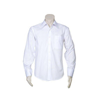 BizMens Metro Business Long Sleeve Shirt - SH714-Queensland Workwear Supplies