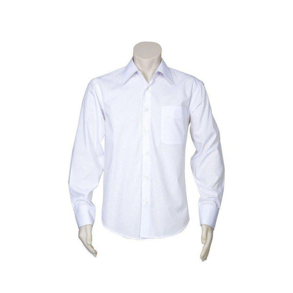 BizMens Metro Business Long Sleeve Shirt - SH714-Queensland Workwear Supplies