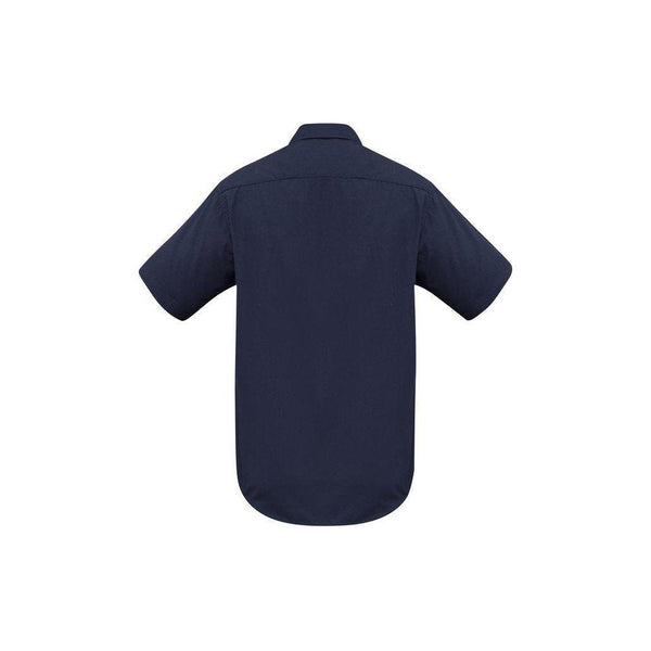 BizMens Metro Business Short Sleeve Shirt - SH715-Queensland Workwear Supplies