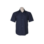 BizMens Metro Business Short Sleeve Shirt - SH715-Queensland Workwear Supplies