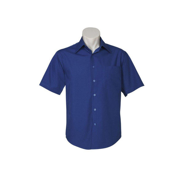 BizMens Metro Business Short Sleeve Shirt - SH715-Queensland Workwear Supplies