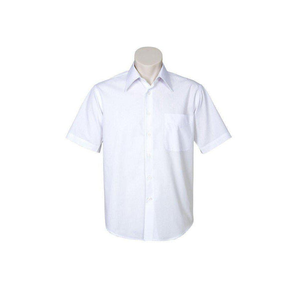 BizMens Metro Business Short Sleeve Shirt - SH715-Queensland Workwear Supplies