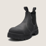 Blundstone RotoFlex Black water-resistant Platinum leather elastic side safety boot - 8001-Queensland Workwear Supplies