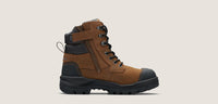 Blundstone RotoFlex Saddle water-resistant leather 150mm zip sided safety boot - 8066-Queensland Workwear Supplies