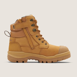 Blundstone RotoFlex Wheat water-resistant nubuck 150mm zip sided safety boot - 8060