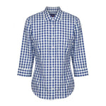 Gloweave Career RoyOxf Gingham CR S-Queensland Workwear Supplies