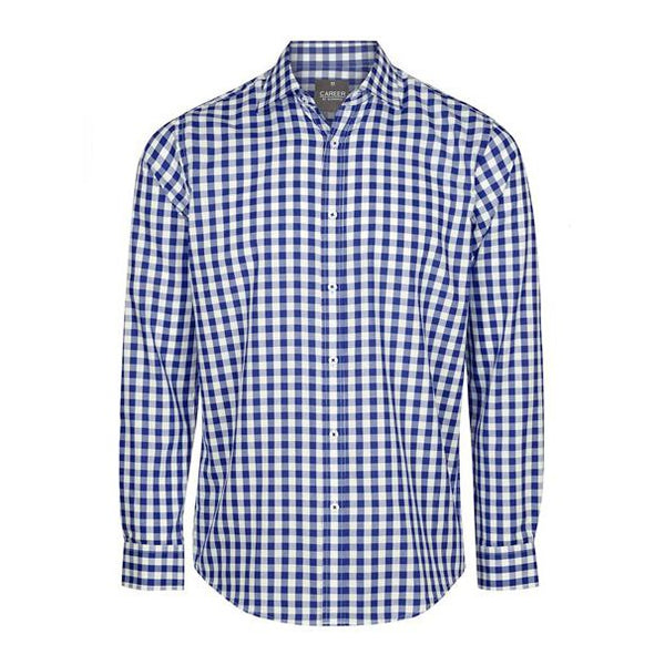 Gloweave Career Royal Oxf.Gingham CR S-Queensland Workwear Supplies