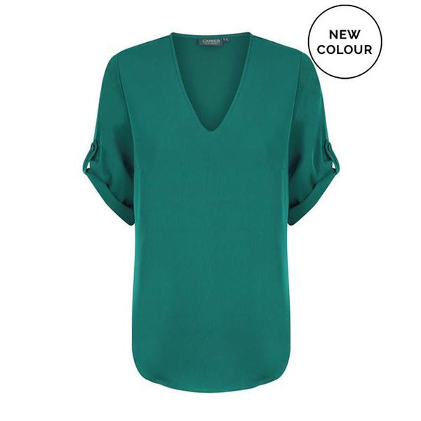 Gloweave V Neck Top - 1800WZ-Queensland Workwear Supplies