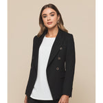 Gloweave WOMENS DOUBLE BREASTED BLAZER - 2106WJ-Queensland Workwear Supplies