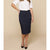 Gloweave Womens Longline Pencil Skirt - 1731WSK-Queensland Workwear Supplies