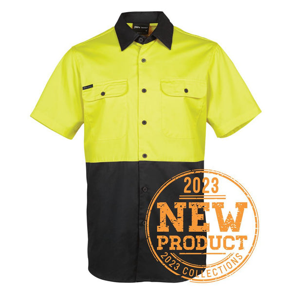 Jb's Hi Vis S/s 150g Shirt - 6HWSS-Queensland Workwear Supplies