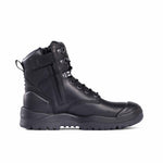 Mongrel Black High Leg ZipSider Boot w/ Scuff Cap - 561020-Queensland Workwear Supplies