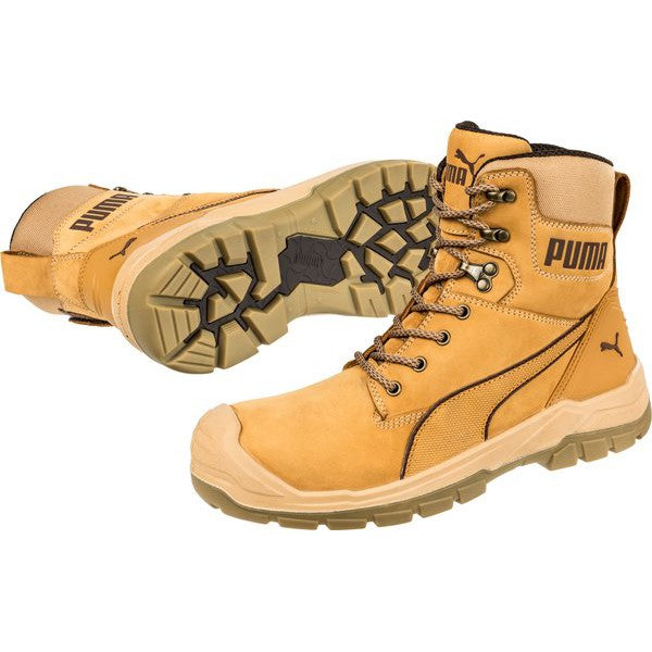 PUMA SAFETY CONQUEST WHEAT WITH ZIP-630727-Queensland Workwear Supplies