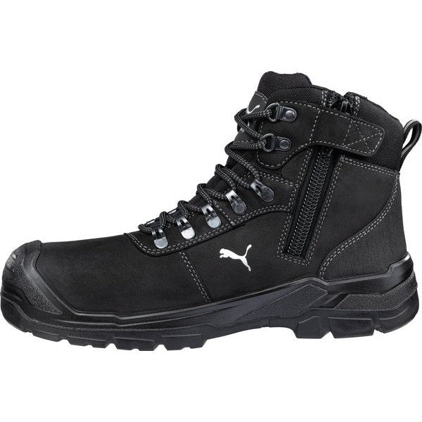 PUMA SAFETY SIERRA NEVADA BLACK WITH ZIP-630527-Queensland Workwear Supplies