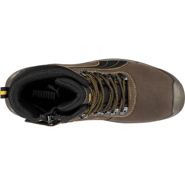 PUMA SAFETY SIERRA NEVADA BROWN WITH ZIP-630227-Queensland Workwear Supplies