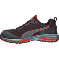 PUMA SAFETY SPEED CLOUD BLACK/RED-644497-Queensland Workwear Supplies