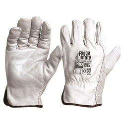 ProChoice Riggamate Cow Grain Natural Leather Rigger Gloves - CGL41N