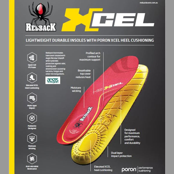 Redback Excel Insoles - Excel-Queensland Workwear Supplies