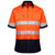 Ritemate 2 Tone Open Front, Short Sleeved Shirt with 3M Reflective Tape - RM1050RS-Queensland Workwear Supplies