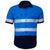 Ritemate 2 Tone Open Front, Short Sleeved Shirt with 3M Reflective Tape - RM1050RS-Queensland Workwear Supplies