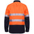 Ritemate Closed Front Long Sleeved 2 Tone 3M Reflective Tape Shirt - RM105CFR-Queensland Workwear Supplies