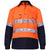 Ritemate Closed Front Long Sleeved 2 Tone 3M Reflective Tape Shirt - RM105CFR-Queensland Workwear Supplies