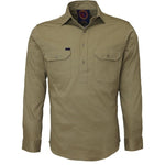 Ritemate Closed Front Long Sleeved Shirt - RM100CF-Queensland Workwear Supplies