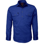 Ritemate Closed Front Long Sleeved Shirt - RM100CF-Queensland Workwear Supplies