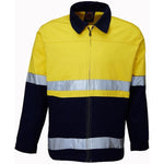 Ritemate Drill Jacket With 3M Reflective Tape - RM5071R-Queensland Workwear Supplies